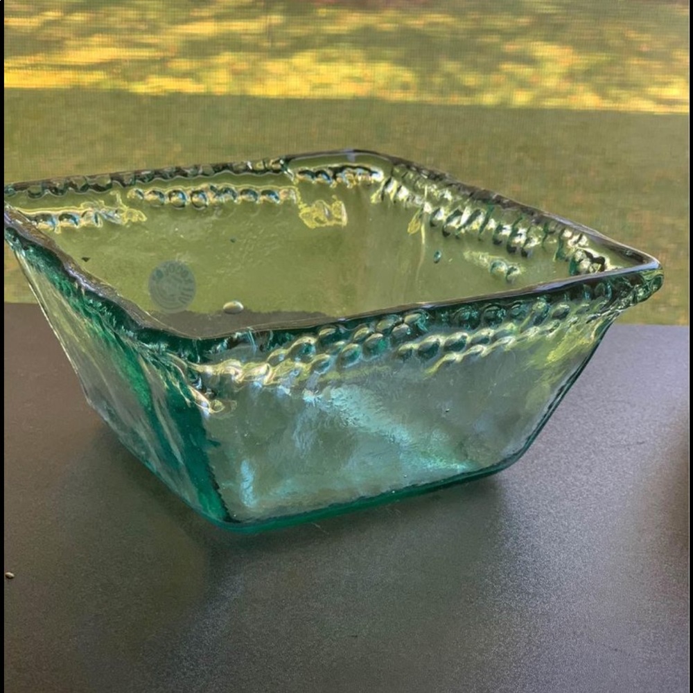 Square Glass Bowl